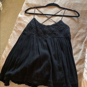 Free People lace up tank